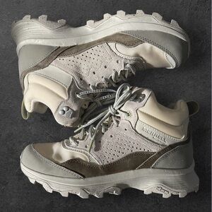 Merrell Speed Solo Mid Waterproof Hiking Boots Women's Size 8 Trail Shoes